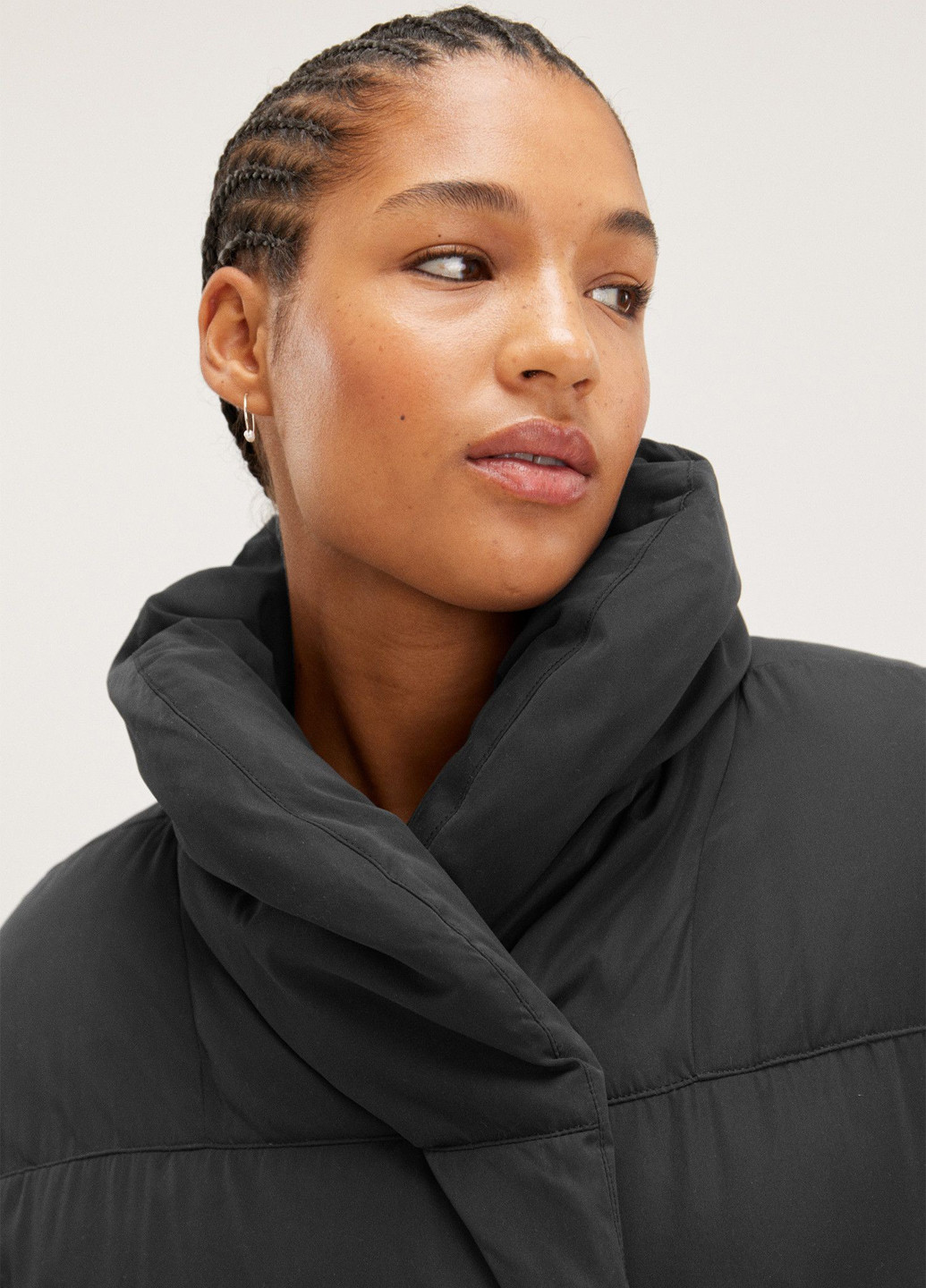 Чорна демісезонна куртка Monki