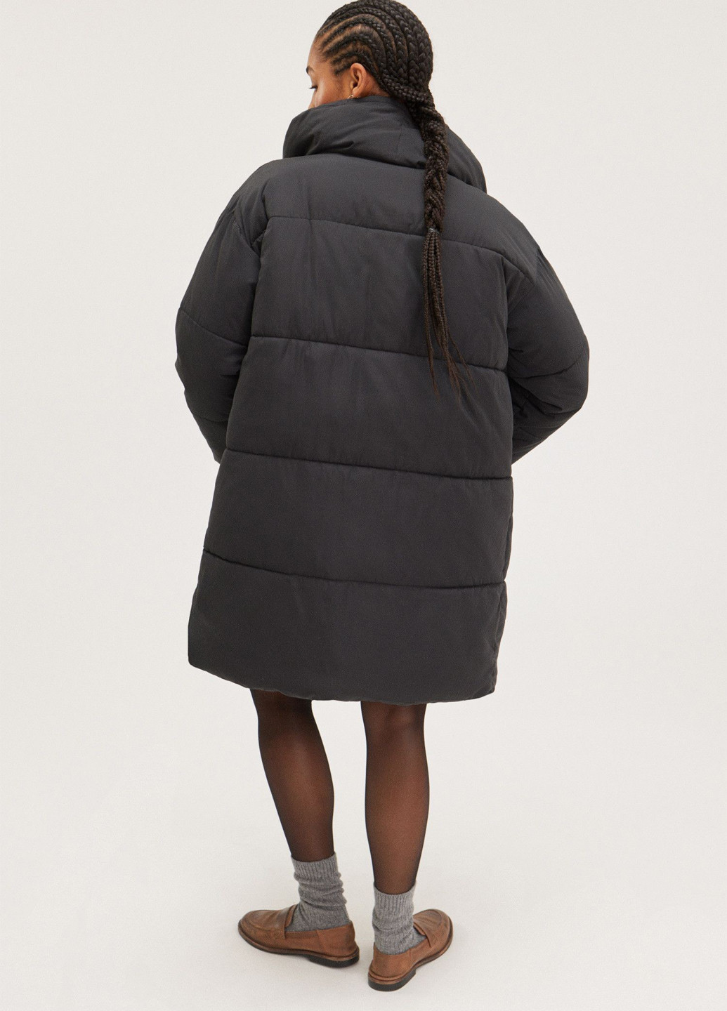 Чорна демісезонна куртка Monki