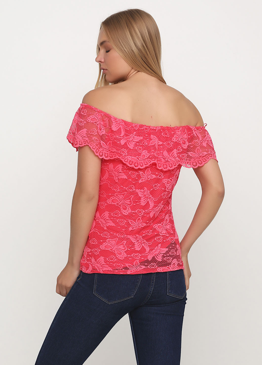 Розовая демисезонная блуза No Brand