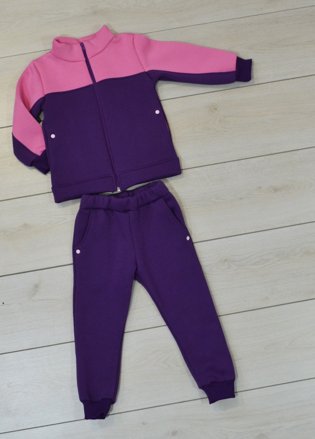 Фиолетовый демисезонный костюм для мальчика синий Витуся