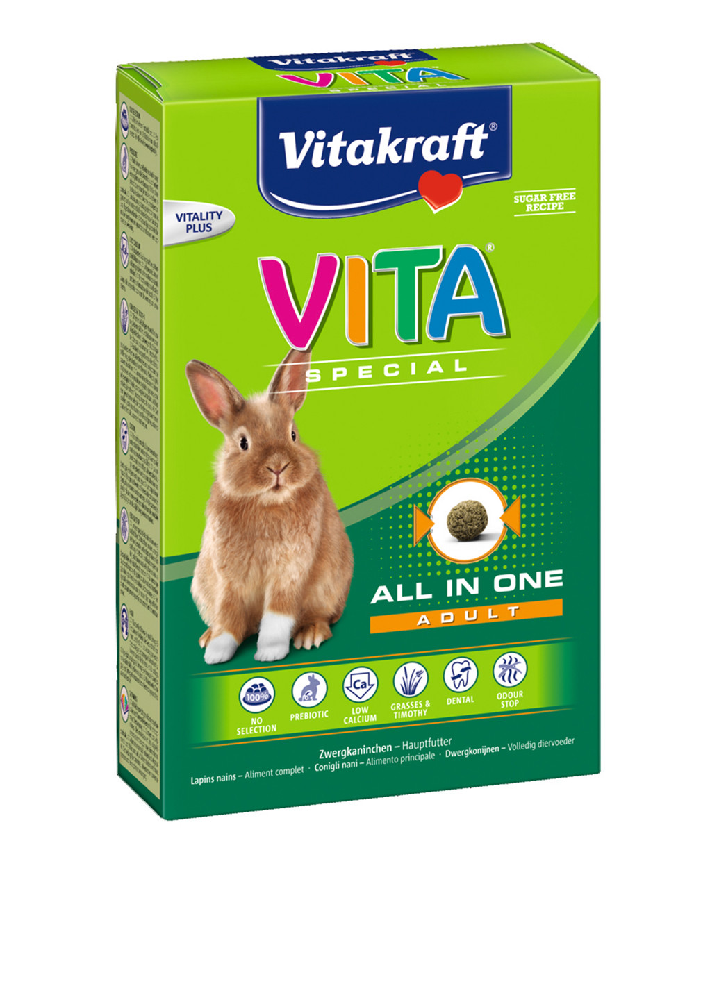 Корм для кроликов Vita Special, 600 гр Vitakraft (142042149)