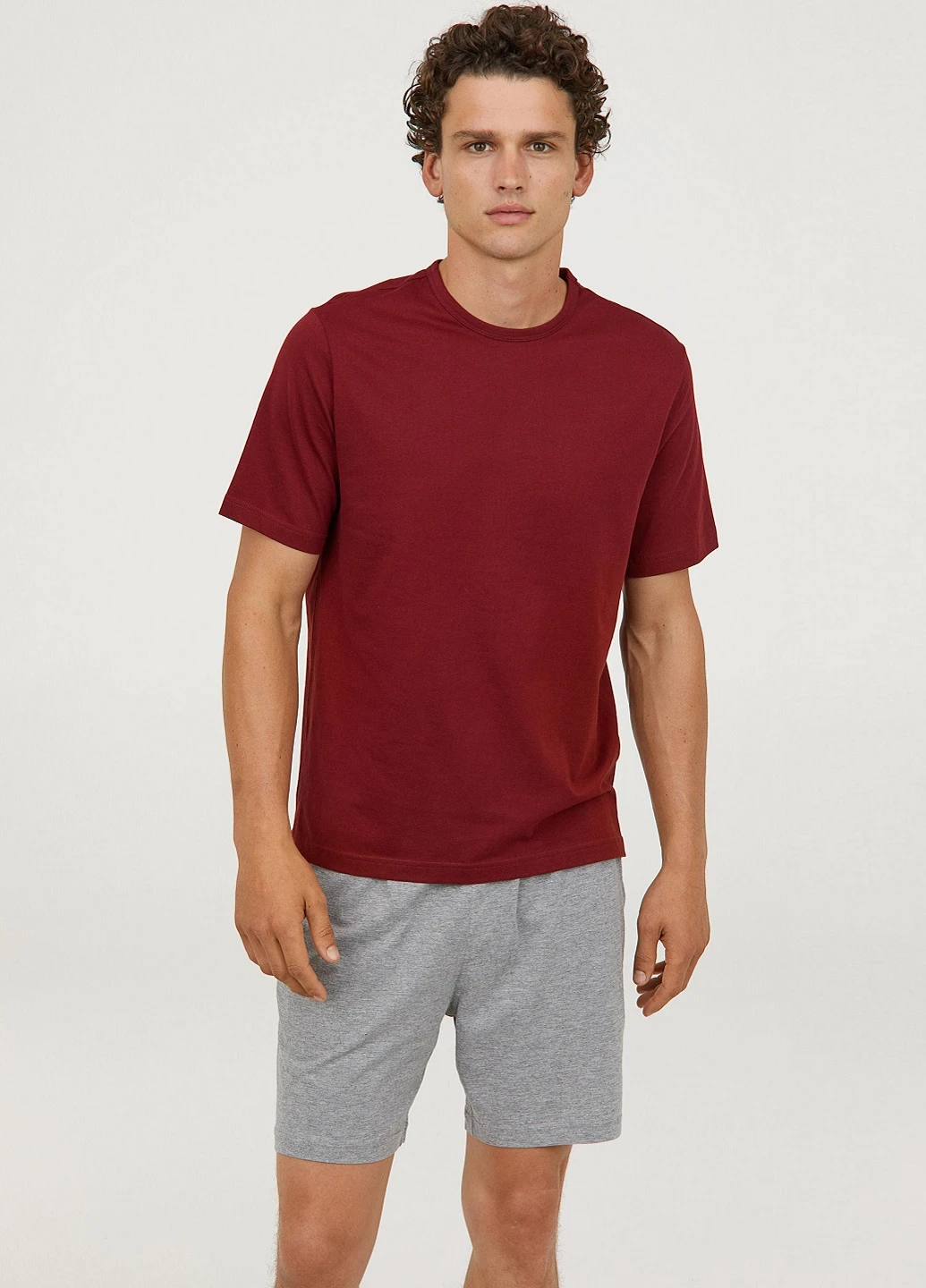 Бордова футболка H&M