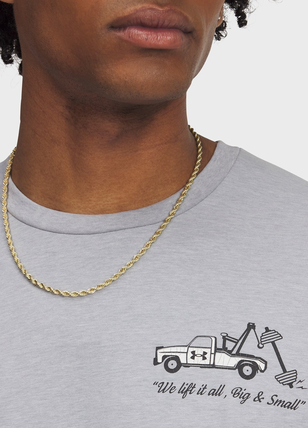 Сіра футболка Under Armour