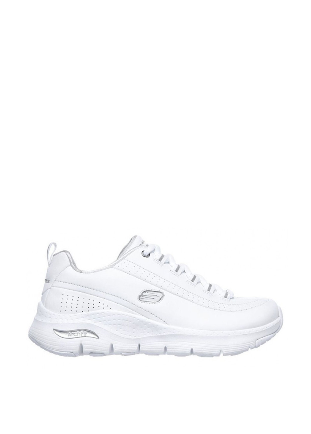 Белые всесезонные кроссовки Skechers