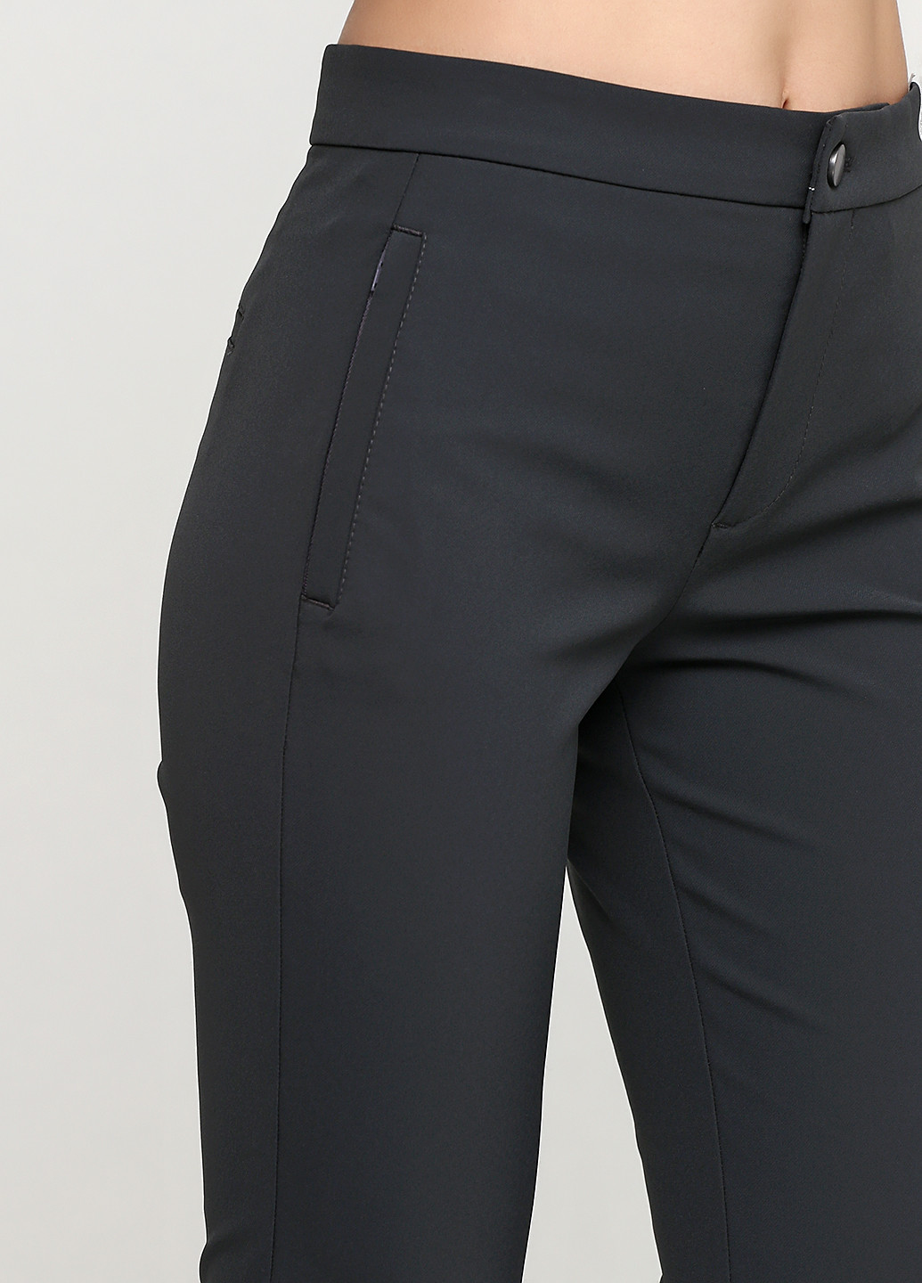 Серые кэжуал демисезонные зауженные брюки Gap
