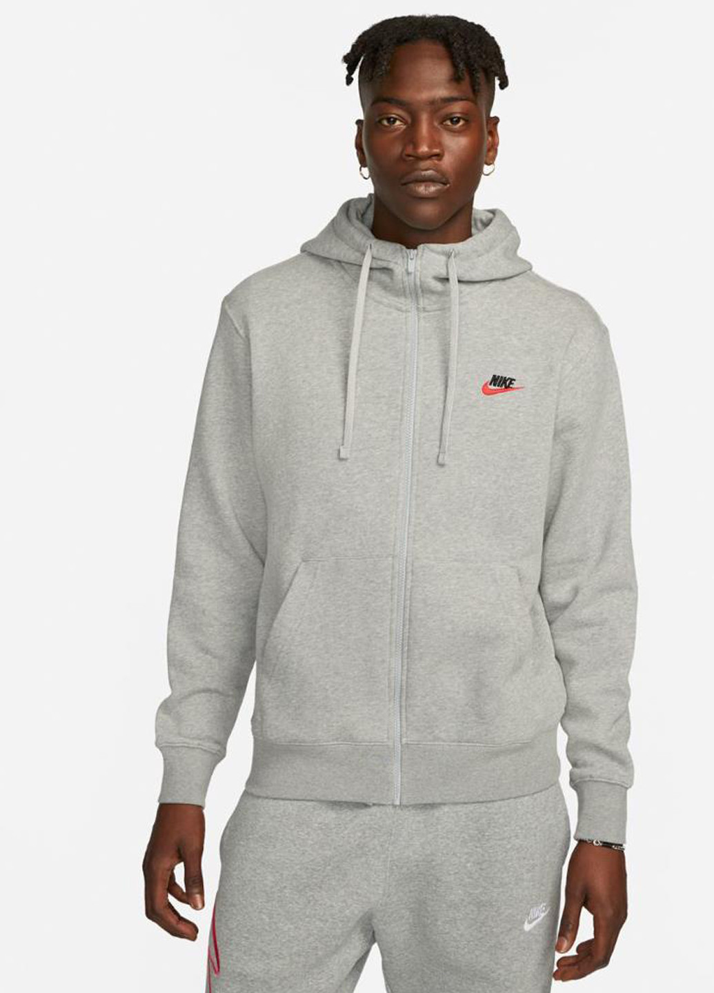 Толстовка DQ8384-064 Nike M Nsw Club Dt Hoodie Fz Bb (318277890)