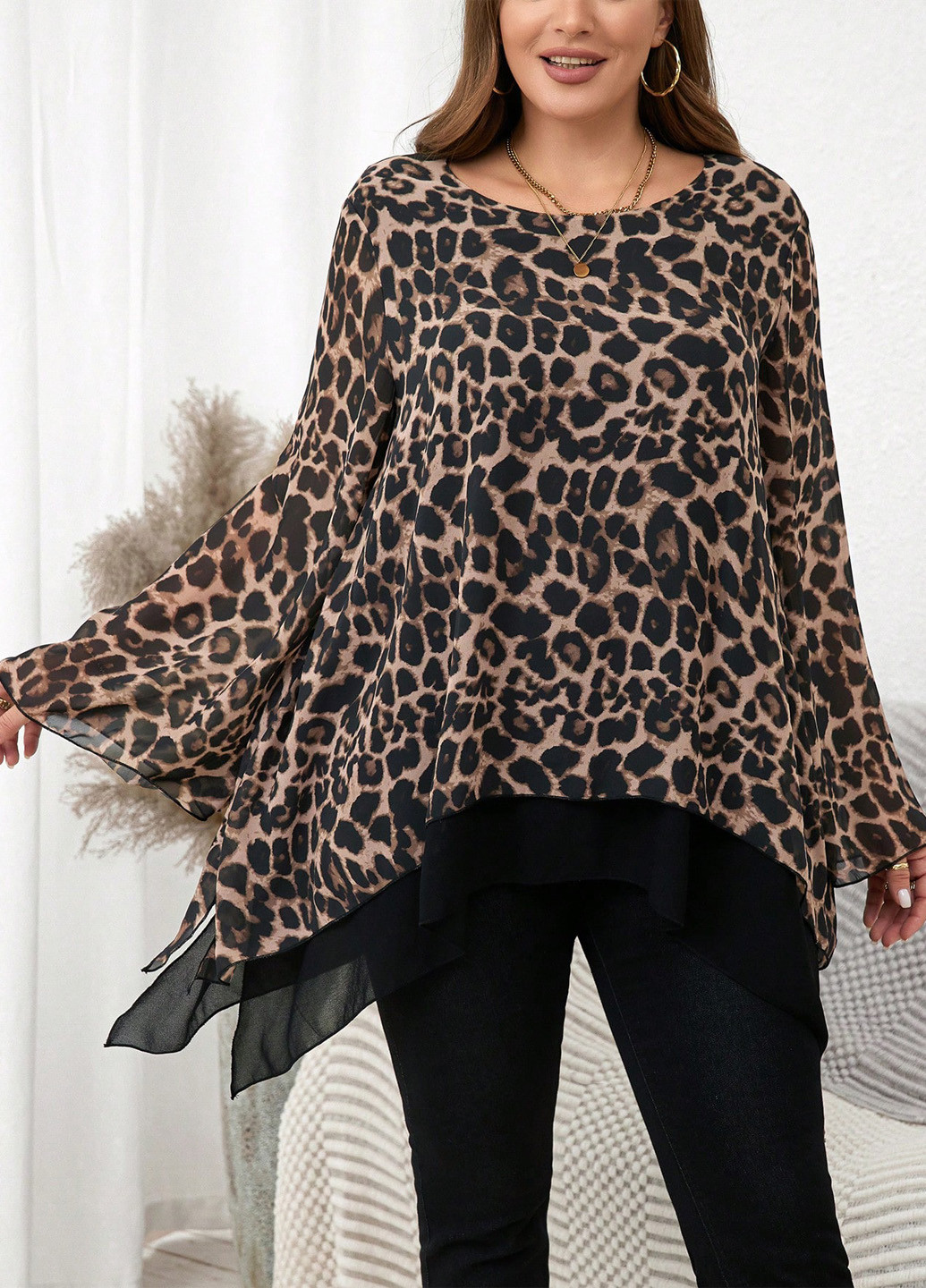 Комбінована блуза SHEIN