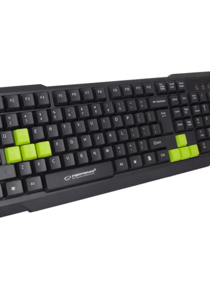 Клавиатура EGK102 Green USB (EGK102GUA) Esperanza (208683888)