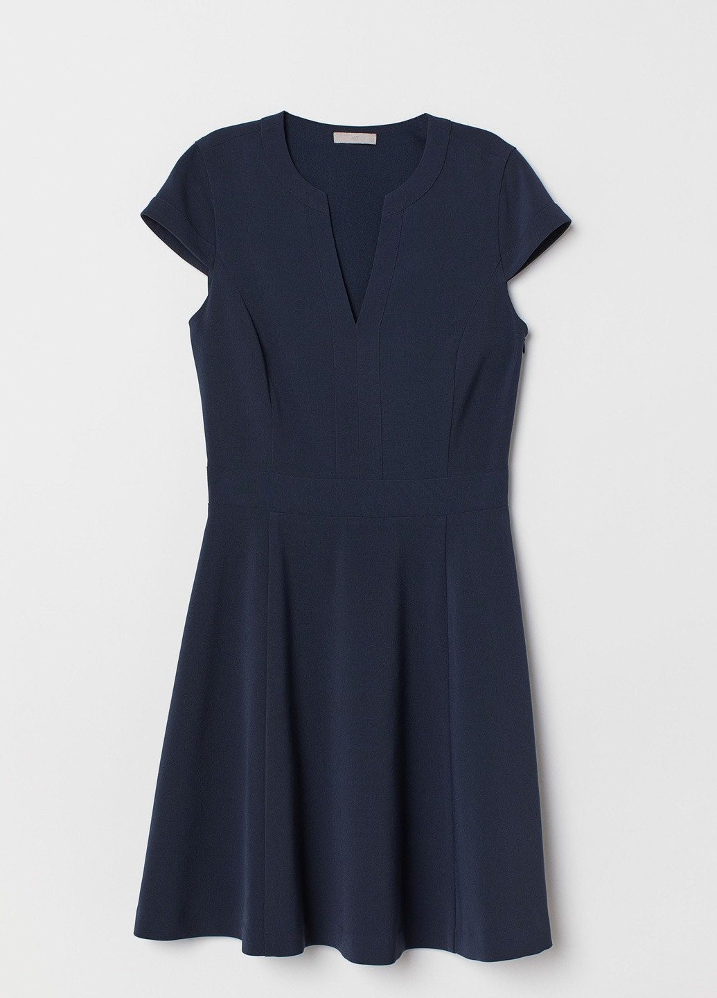 Темно-синя кежуал сукня H&M однотонна