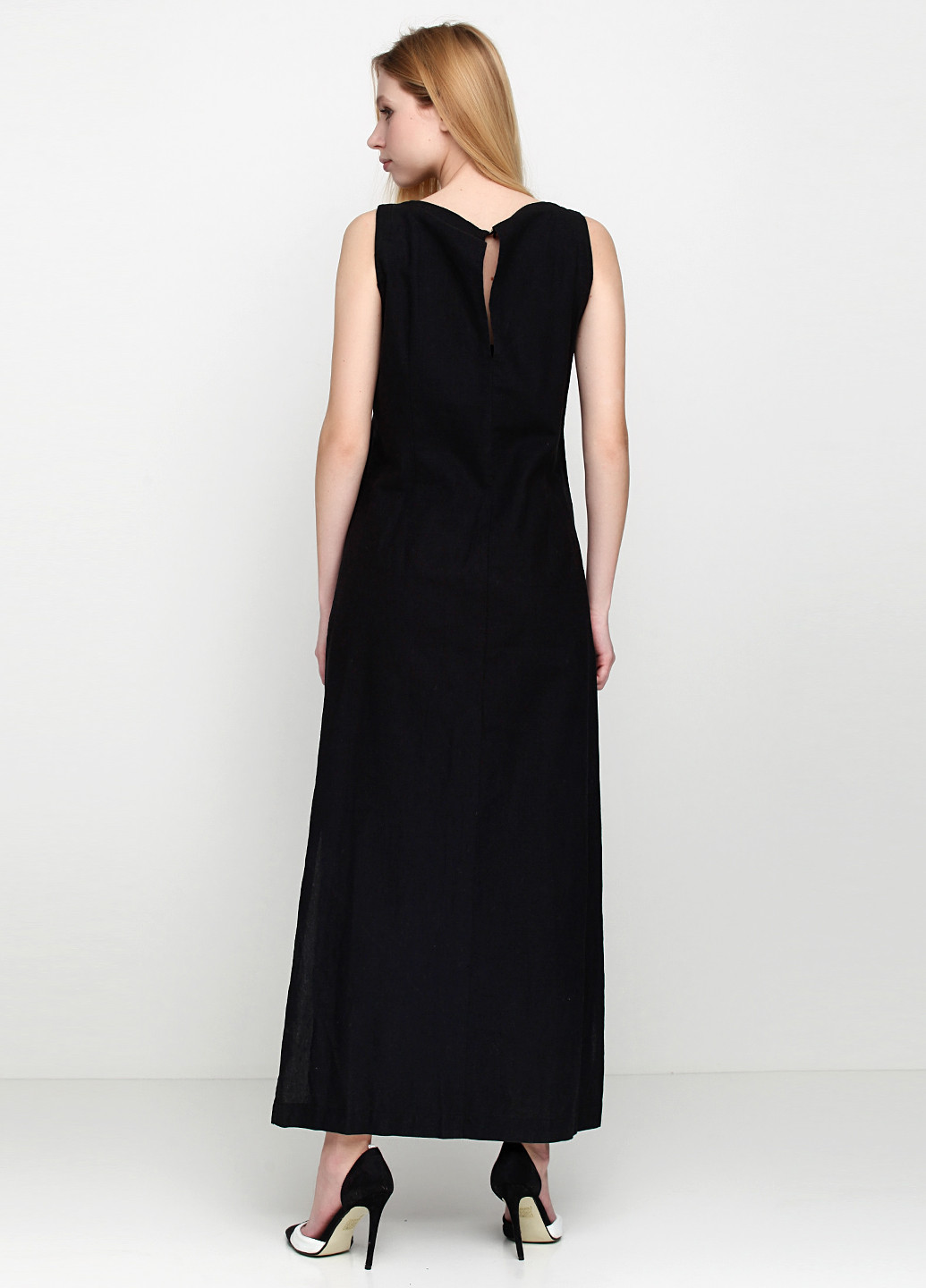 Черное кэжуал платье Imitz