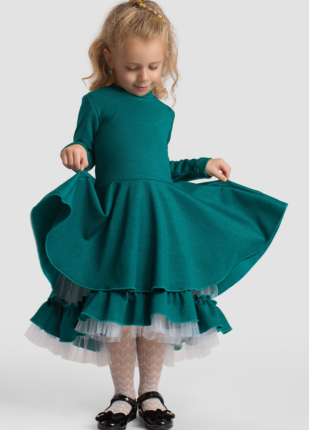 Зелёное платье Modna Anka (97675465)