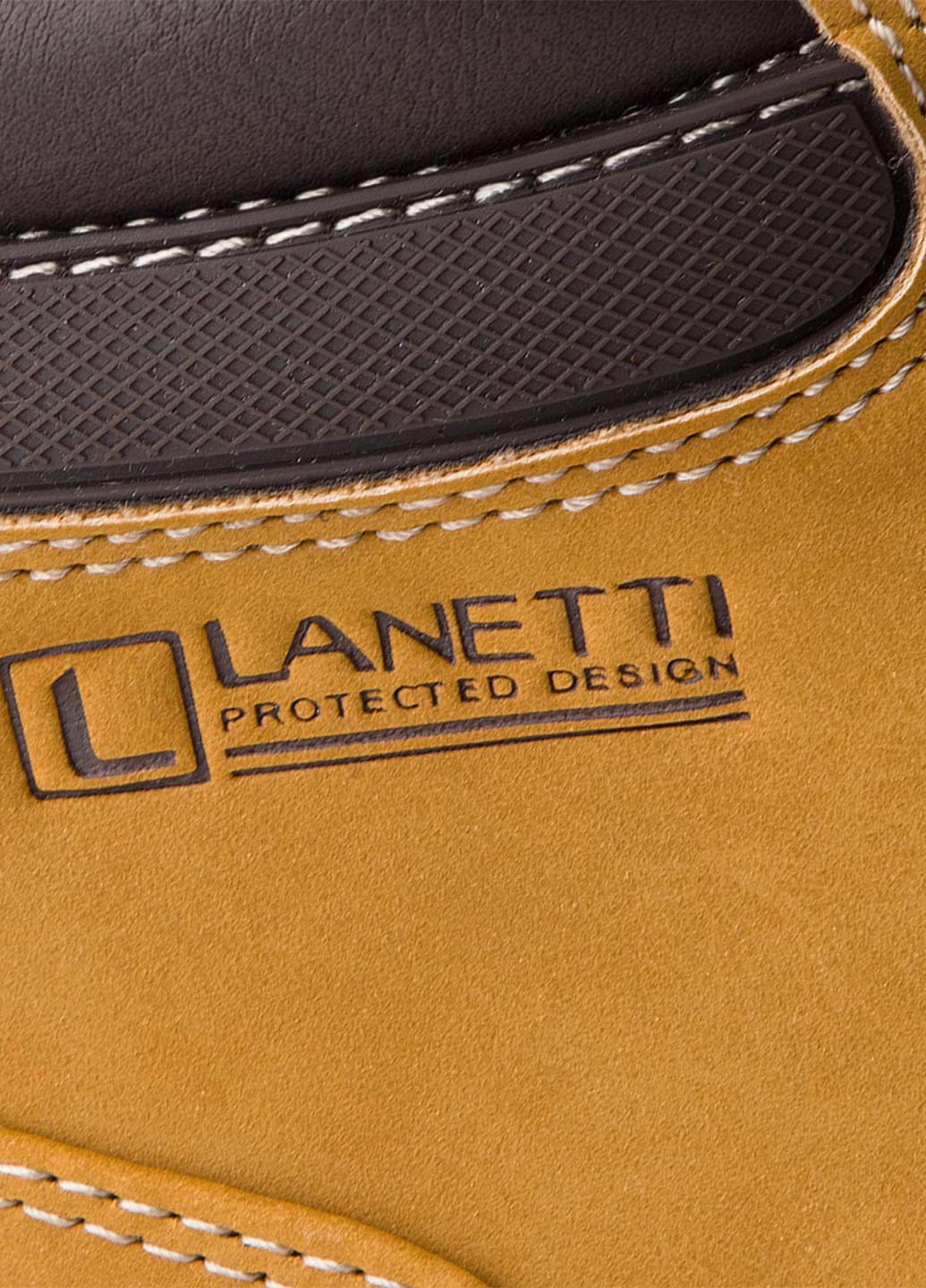 Черевики Lanetti MP07-171017-01BIG логотипи гірчичні кежуали