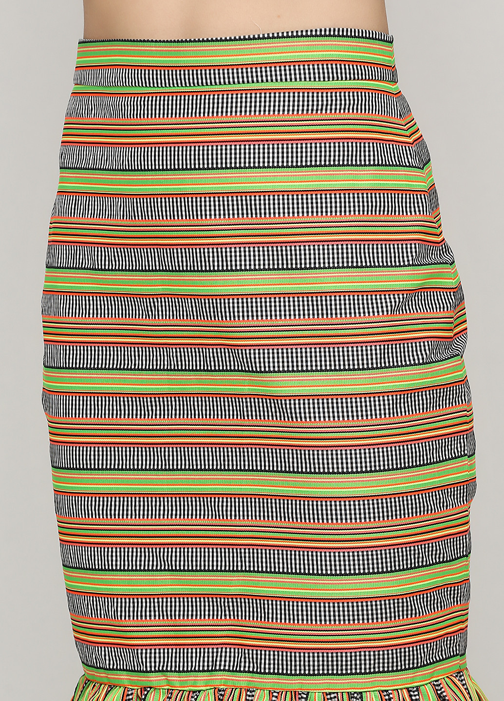 Разноцветная кэжуал в полоску юбка Uterque годе