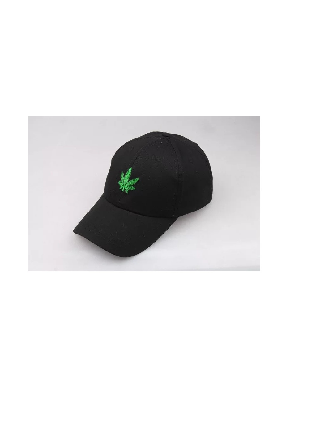 Кепка бейсболка Конопля 2 унісекс Чорний NoName Бейсболка (250211158)