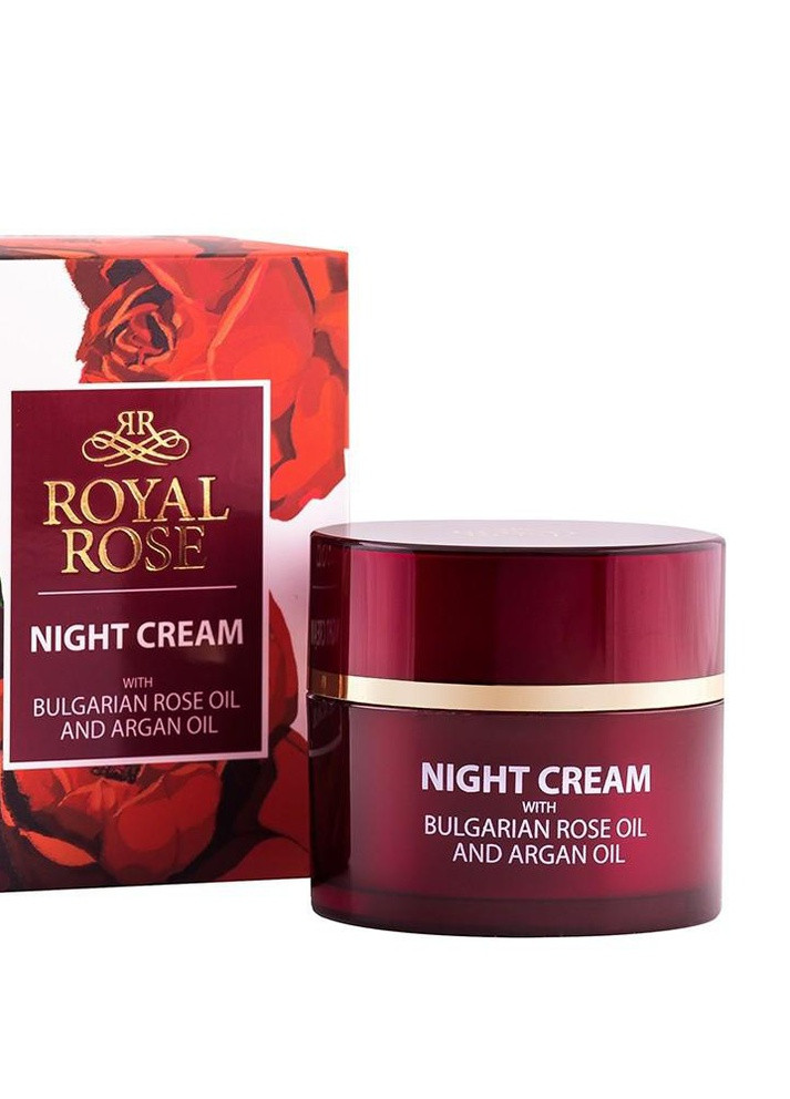 Питательный ночной крем с маслом розы и аргана Royal Rose от 50 мл Biofresh (253774258)