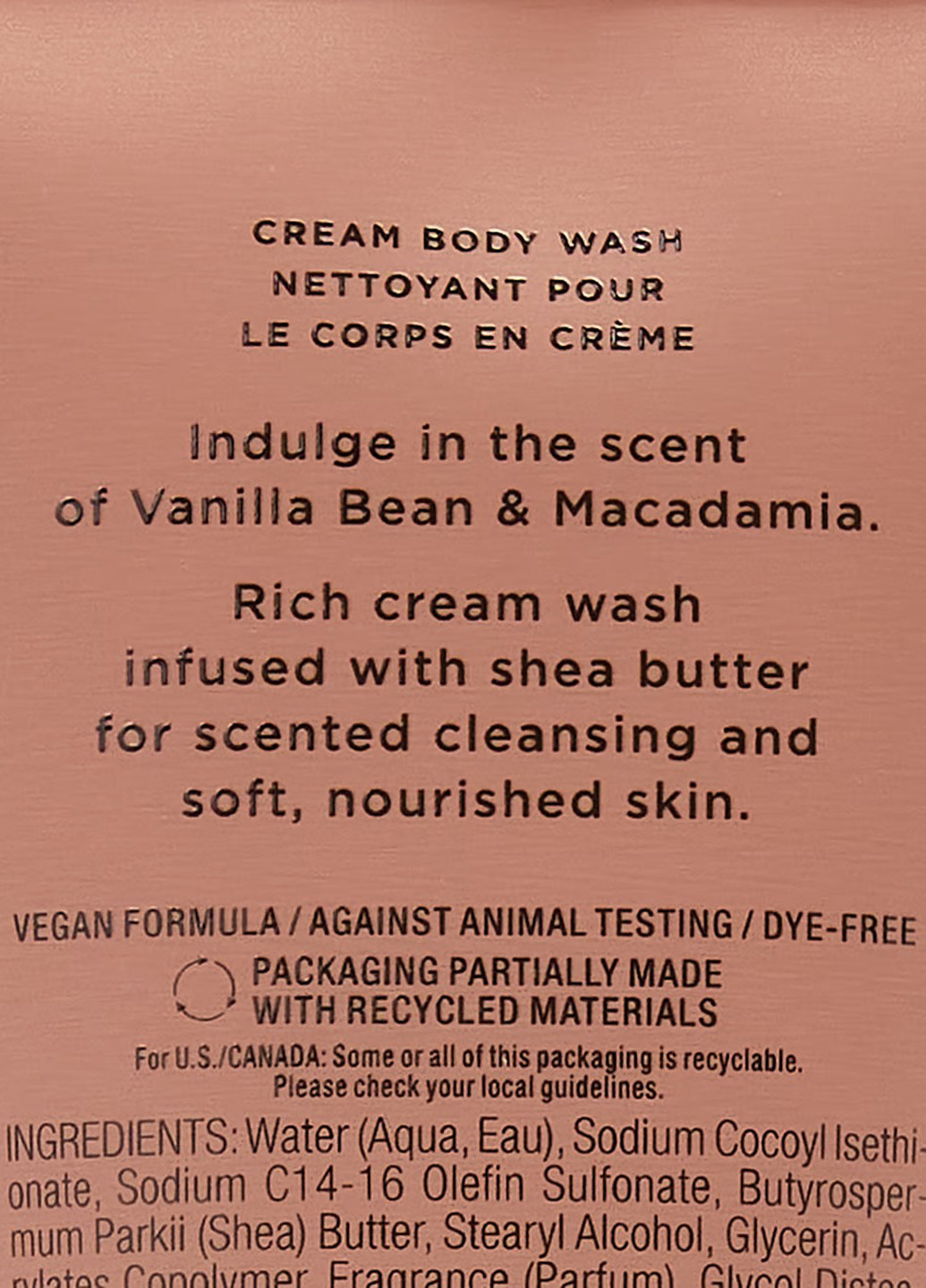 Парфумерний набір Vanilla Bean & Macadamia (5 ін.) Victoria's Secret (324296477)
