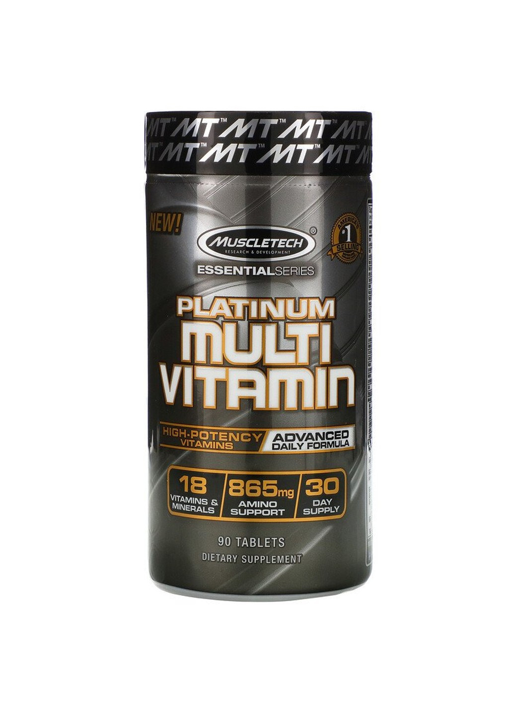 Комплекс вітамінів Platinum Multi Vitamin (90 капс) маскултеч платинум Muscletech (255407978)