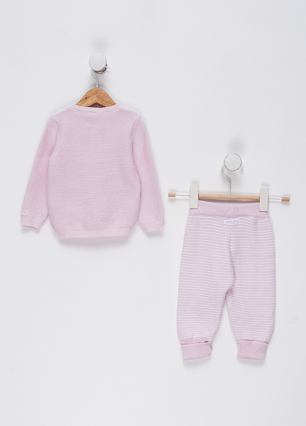 Рожевий демісезонний костюм (кофта, штани) брючний Bellybutton