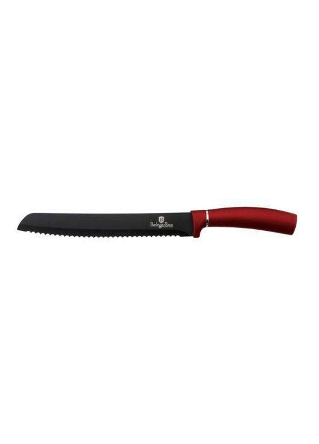 Нож для хлеба Metallic Line Burgundy Edition BH-2571 20 см Berlinger Haus (253631529)