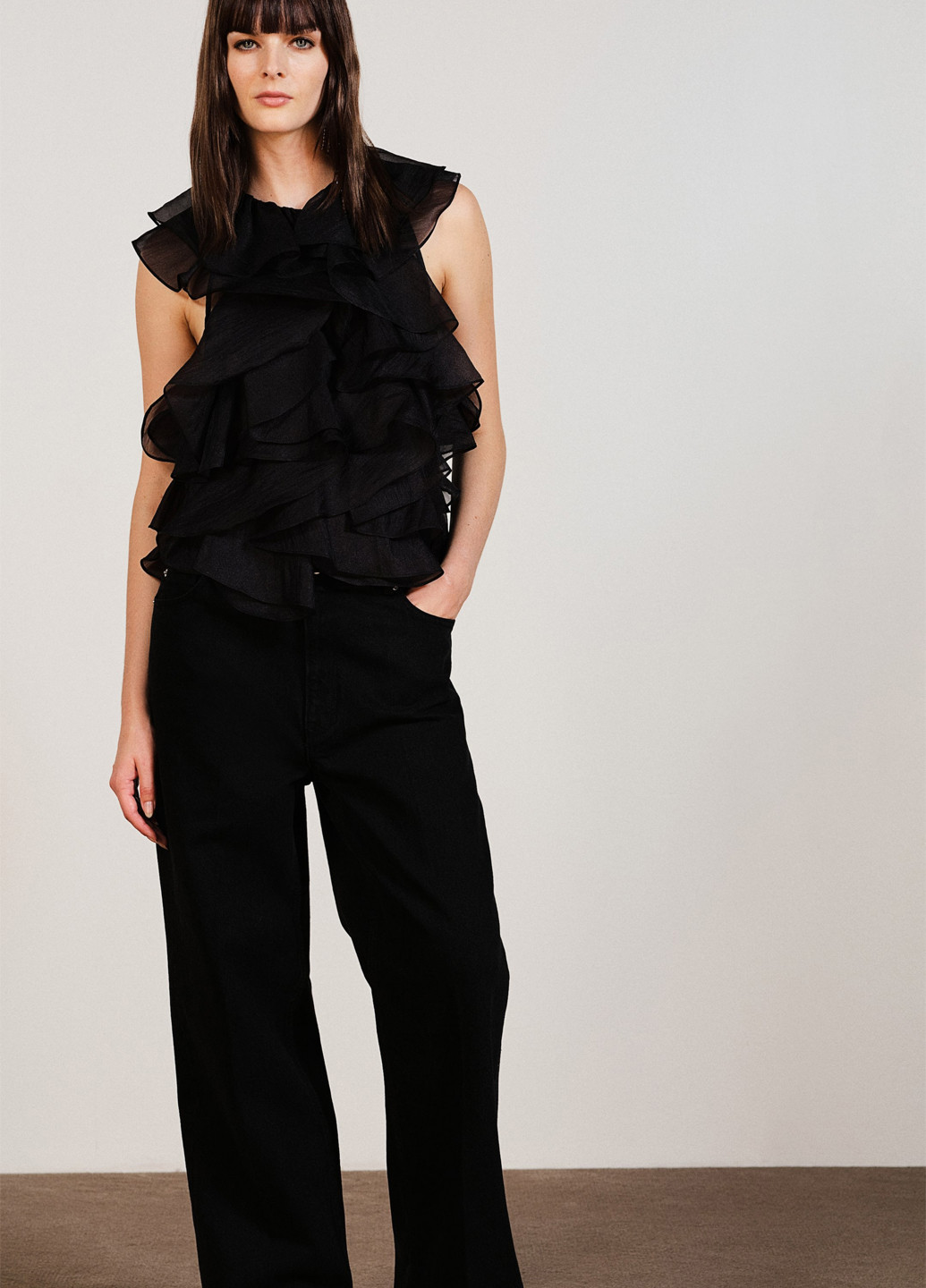 Чорна блуза H&M