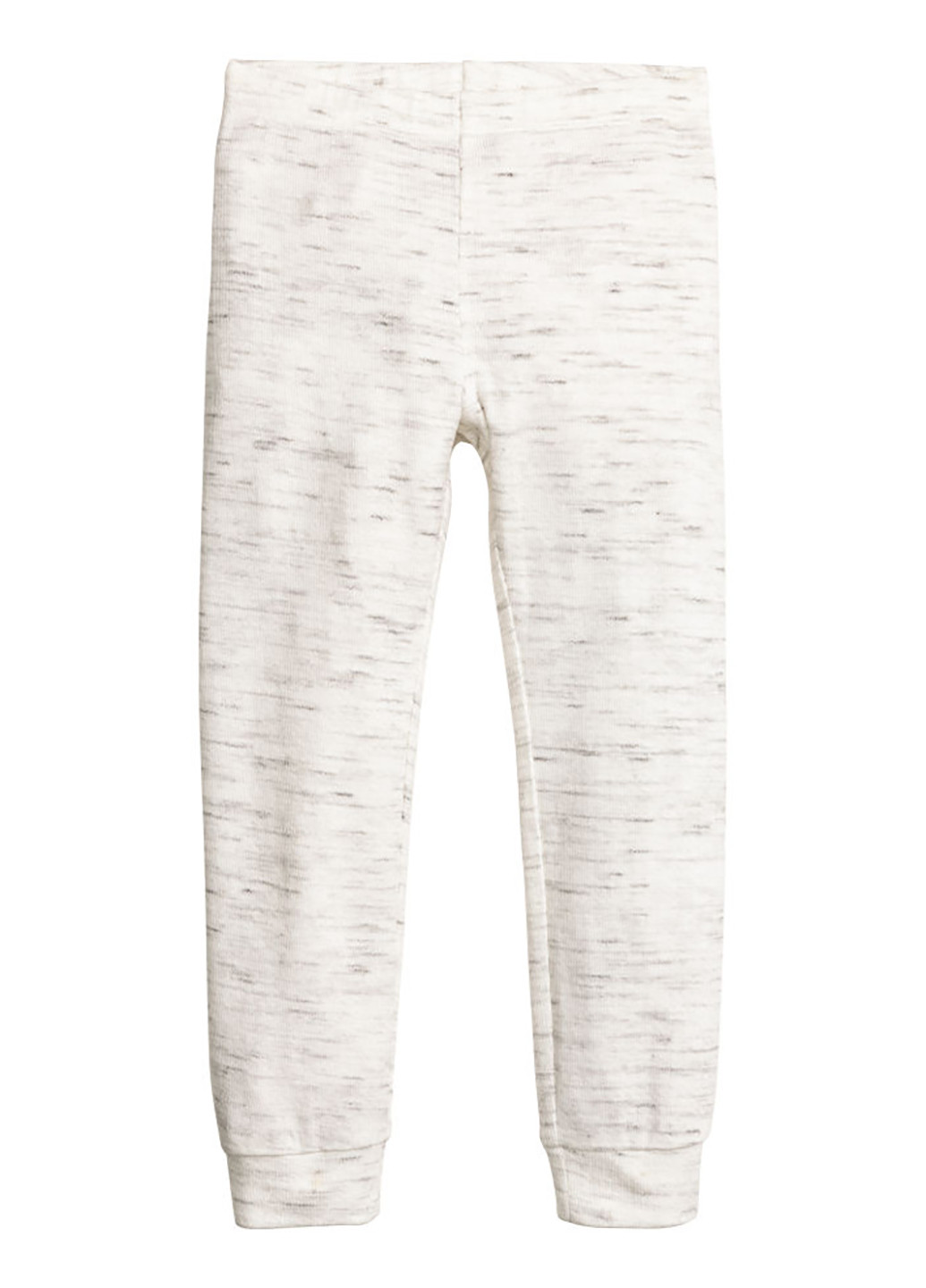 Белые спортивные демисезонные зауженные брюки H&M