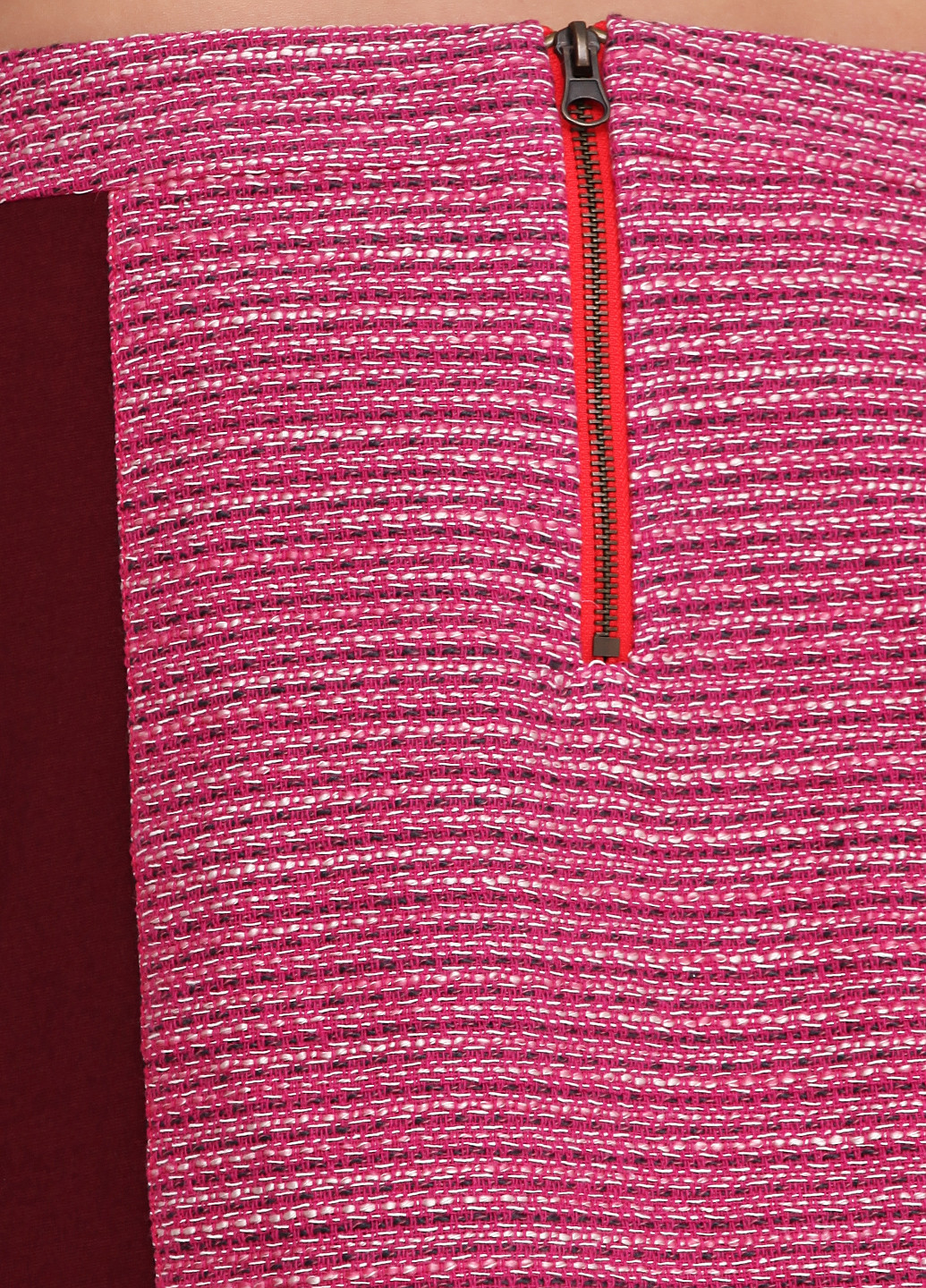 Бордовая кэжуал в полоску юбка Tom Tailor мини