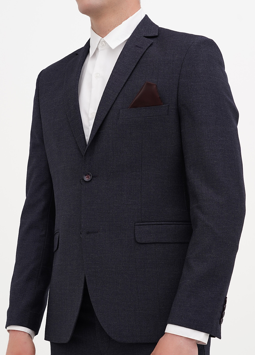 Синий демисезонный костюм (пиджак, брюки) брючный Federico Cavallini