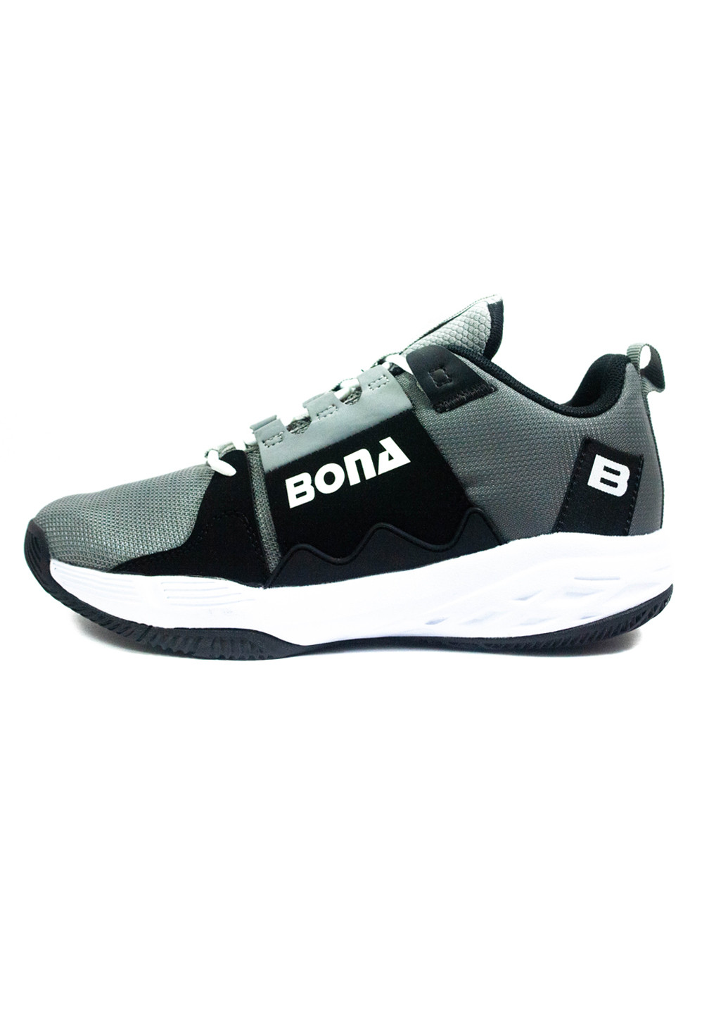 Серые демисезонные кроссовки Bona