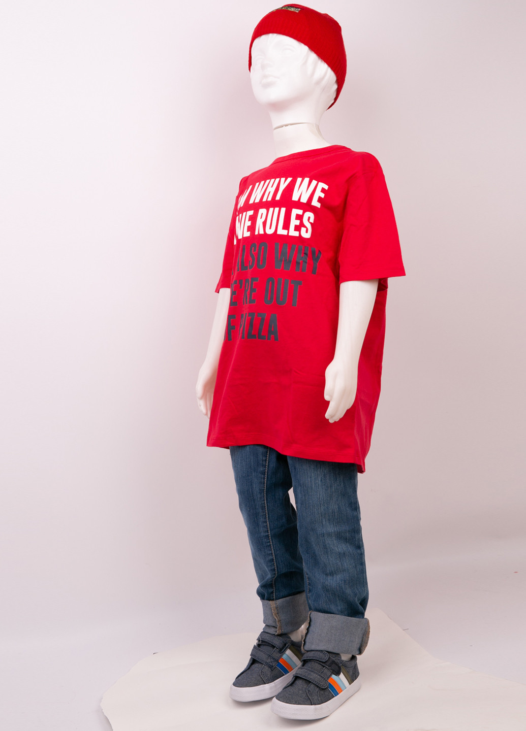 Красная летняя футболка The Children's Place