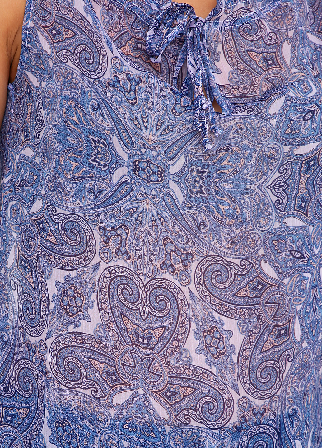 Голубая летняя блуза New York & Company