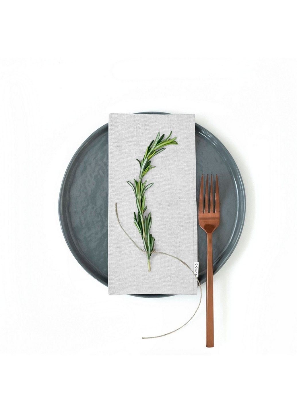 Набор из 4-х тканевых салфеток 35х35 Ranfors White (4822052073513) Cosas (252409204)