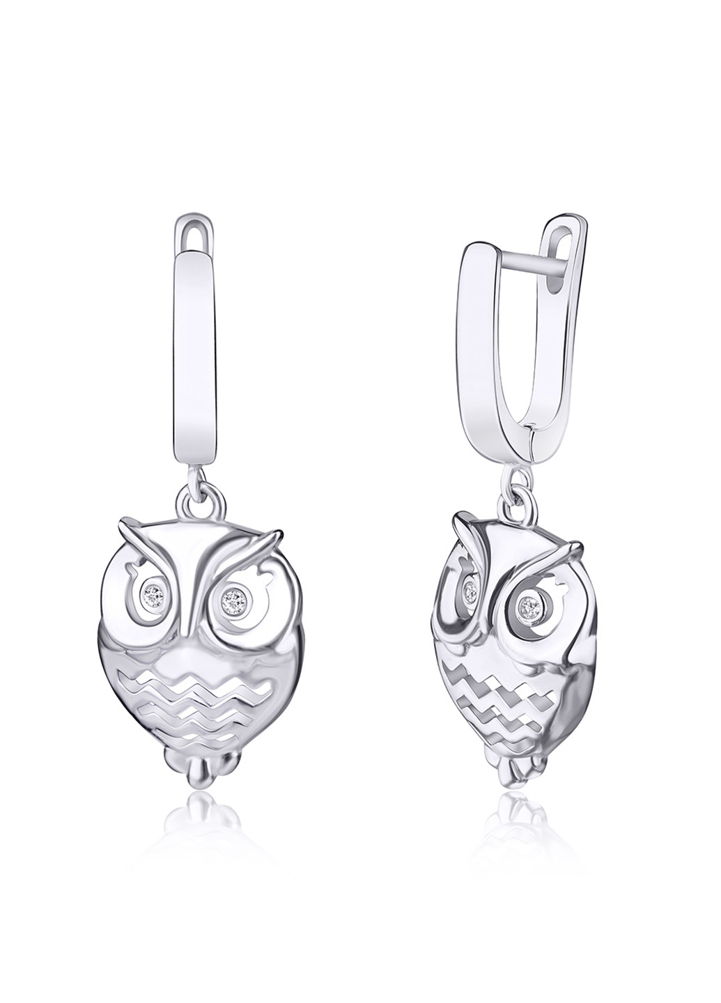 Серебряные серьги с фианитами ск2ф/2032 Silvex925 (201169594)