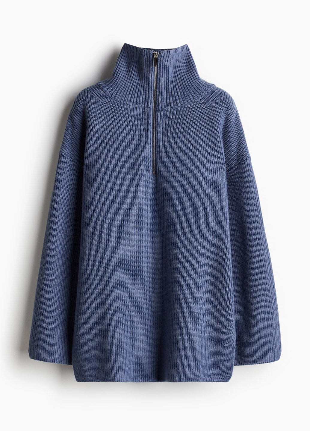 Світло-синій зимовий светр H&M