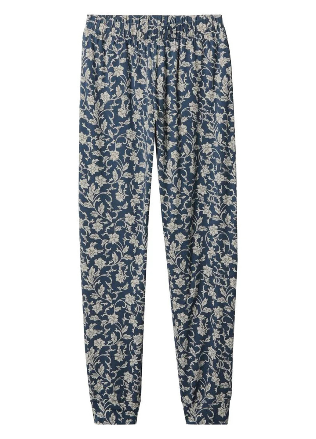 Серо-синяя всесезон пижама (лонгслив, брюки) лонгслив + брюки Esmara