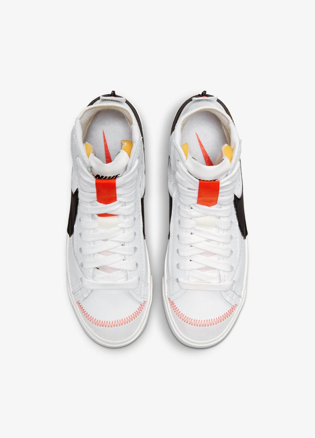 Білі літні кросівки dq1471-100 Nike BLAZER MID 77 JUMBO