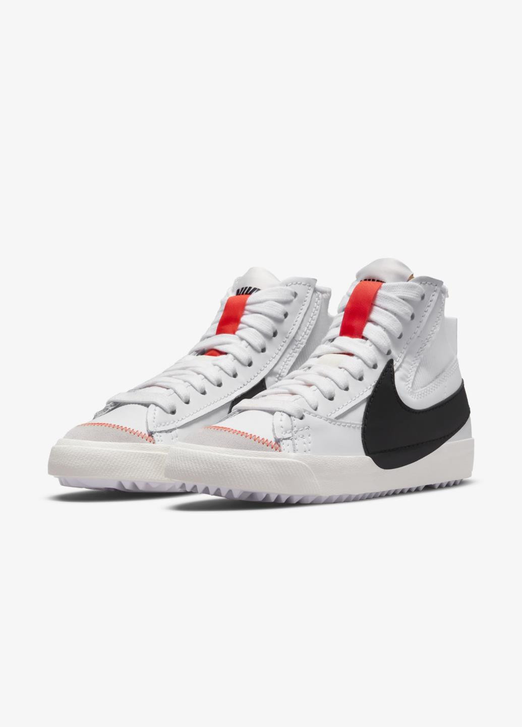 Білі літні кросівки dq1471-100 Nike BLAZER MID 77 JUMBO