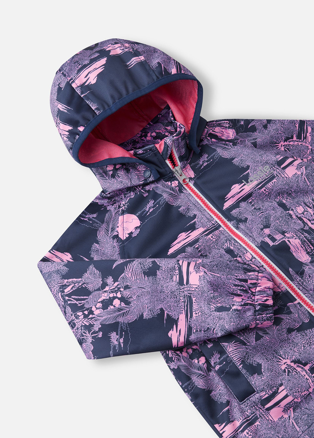 Фиолетовая демисезонная куртка softshell Lassie Dara