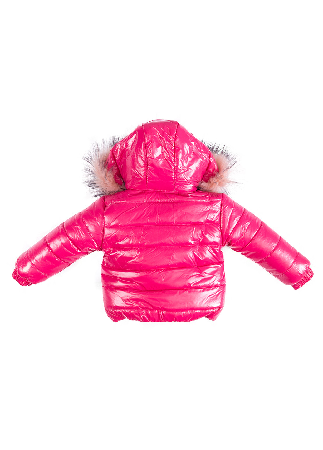 Малинова зимня куртка малятко для дівчинки зимова Vestes
