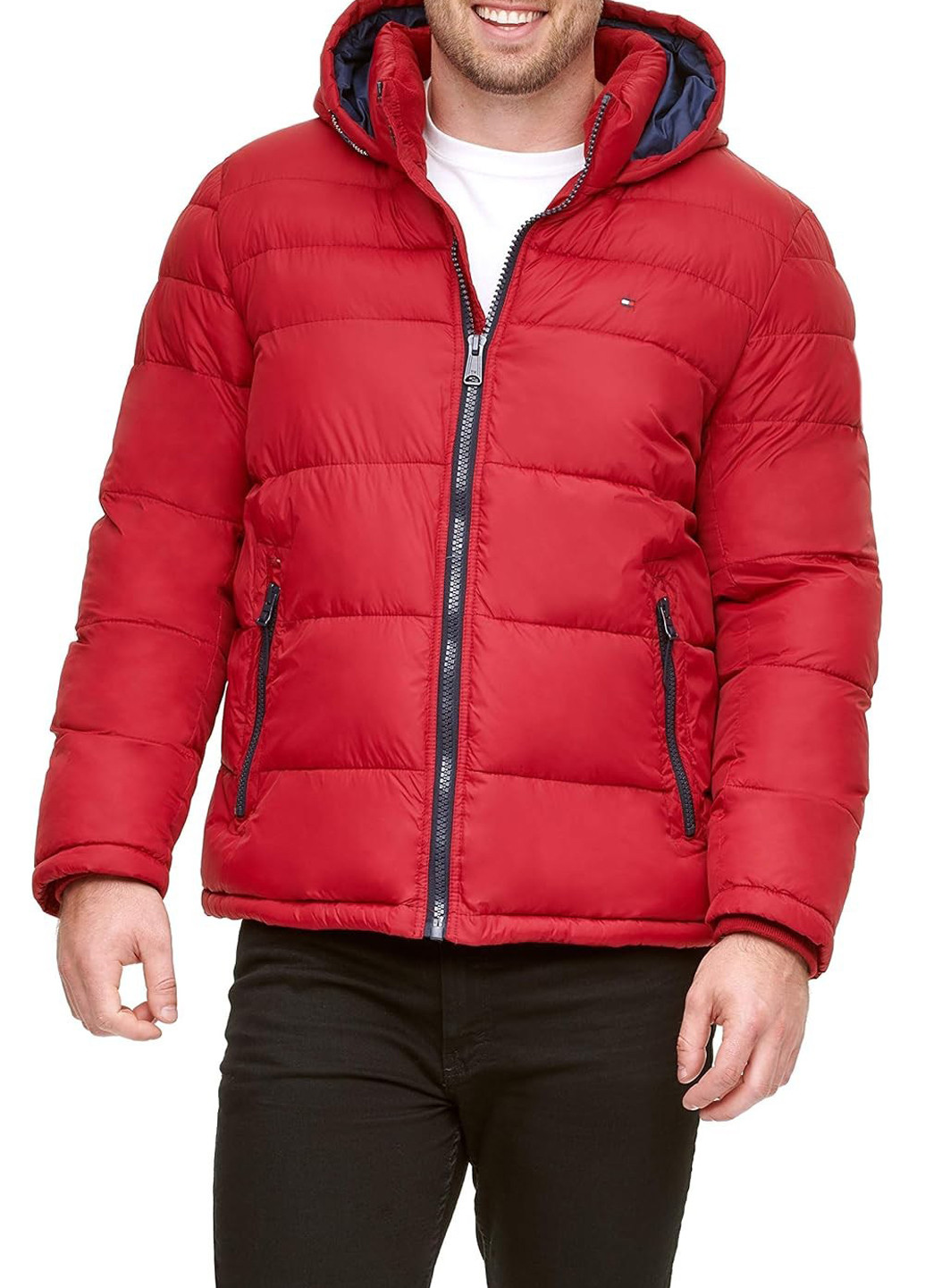 Червона демісезонна куртка Tommy Hilfiger