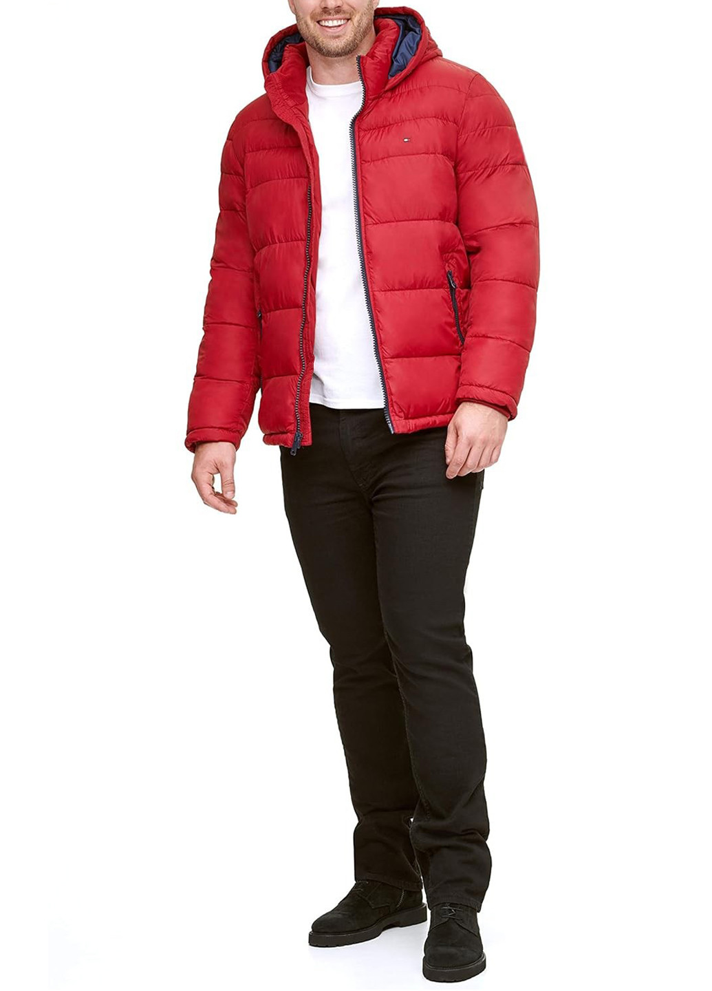 Червона демісезонна куртка Tommy Hilfiger