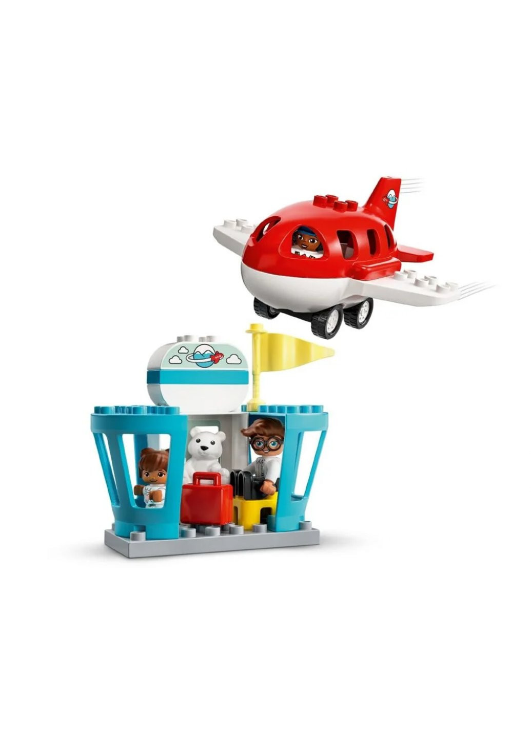 Конструктор (10961) Lego Duplo Самолет и аэропорт 28 деталей (249609107)