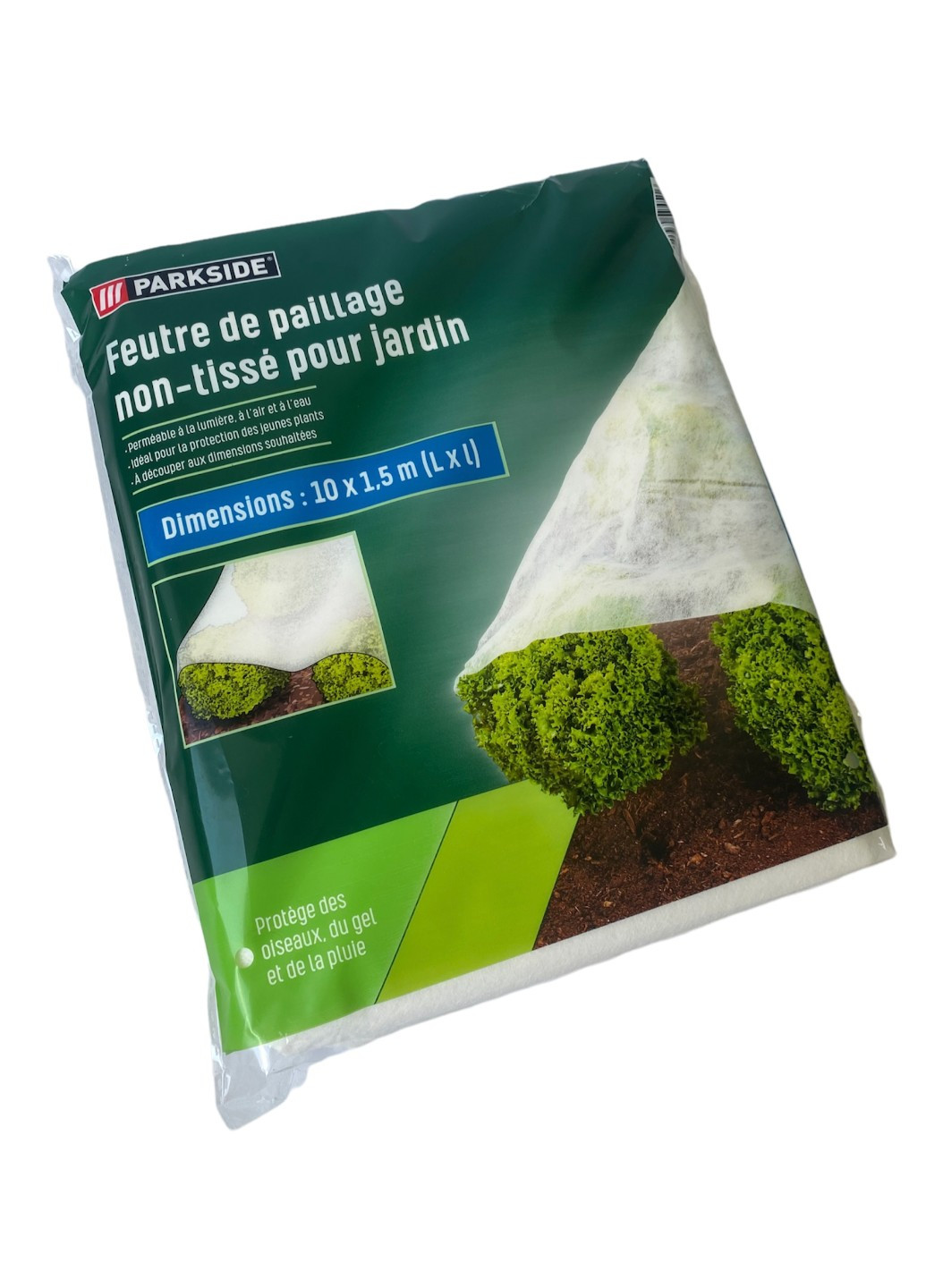 Агроволокно для захисту рослин білий 10 x 1,5 м Parkside (254052829)