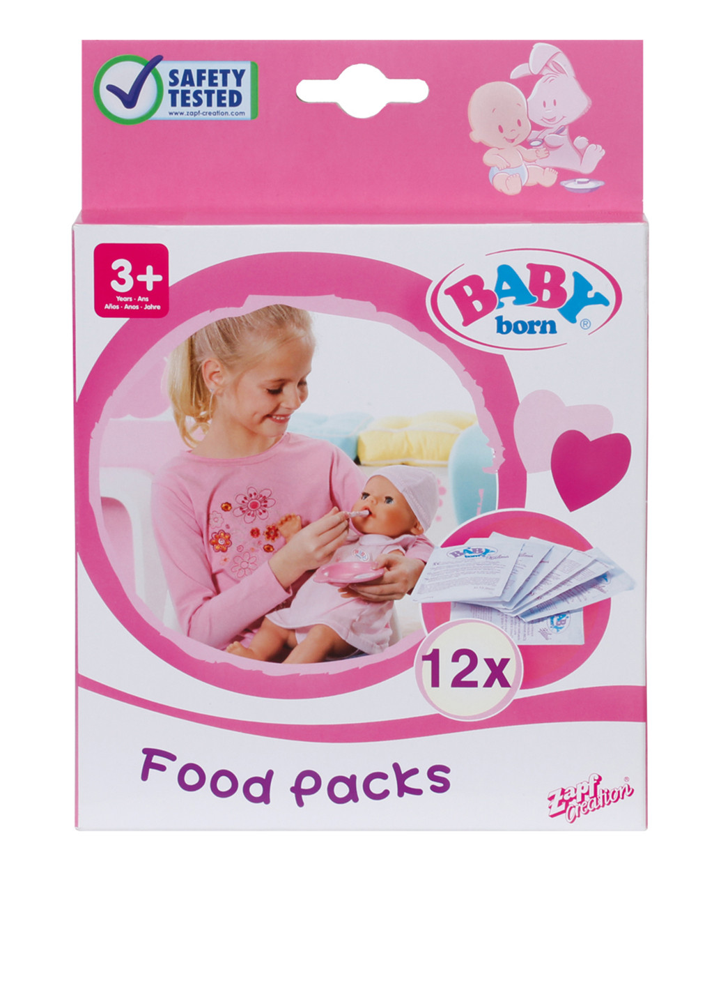 Каша для куклы BABY BORN, 12 пакетиков Zapf (162923612)