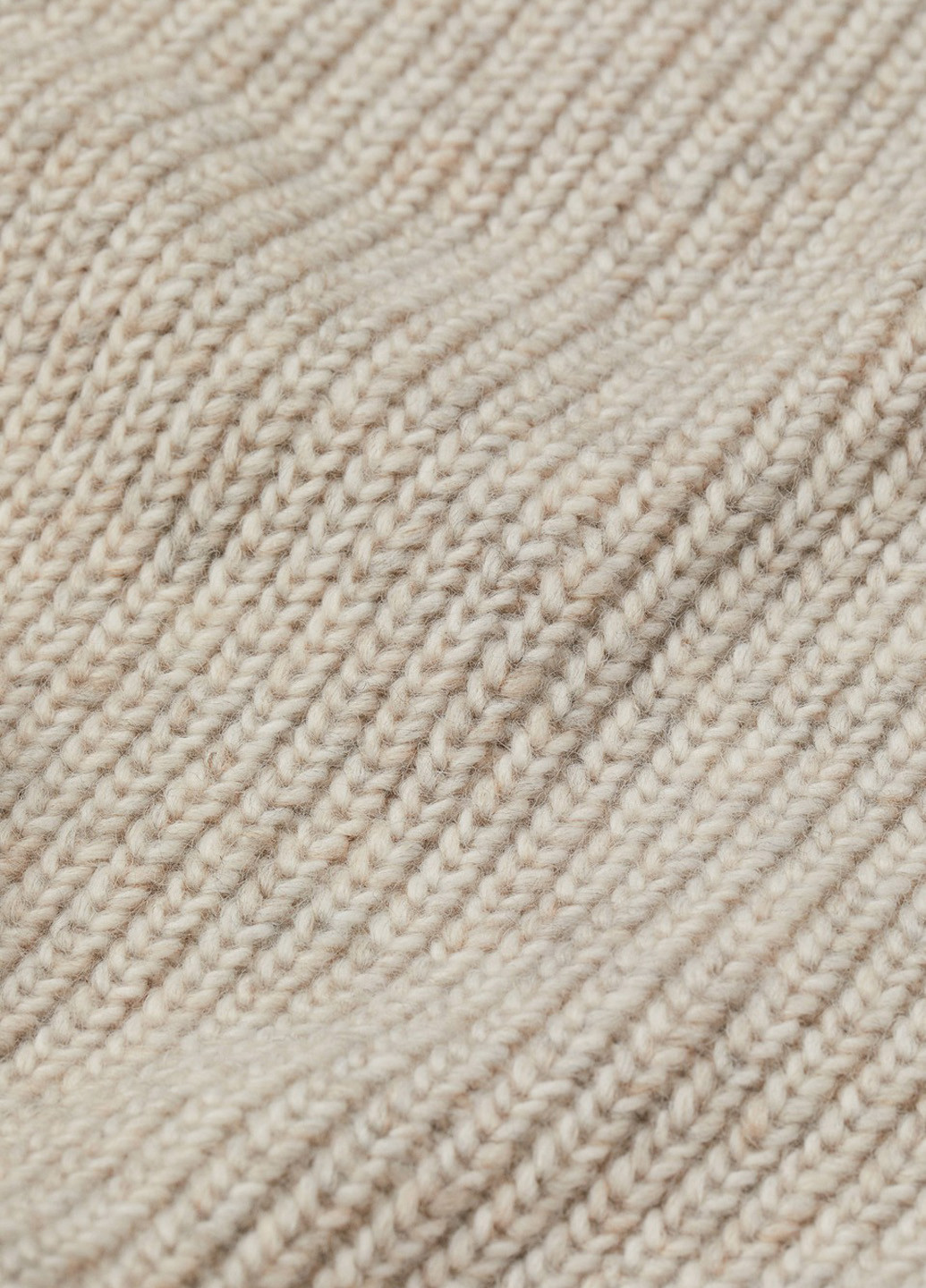 Світло-бежева кежуал сукня сукня светр H&M однотонна