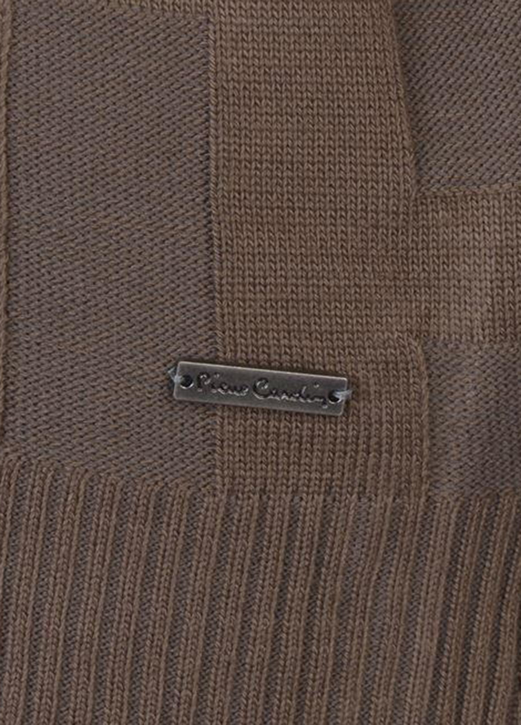 Светло-коричневый демисезонный пуловер пуловер Pierre Cardin