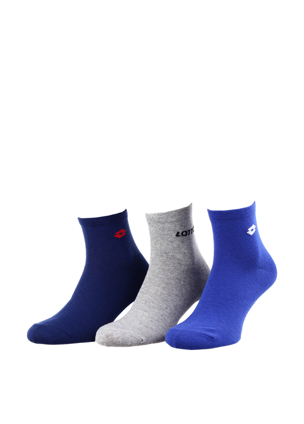 Шкарпетки (3 пари) Lotto з ущільненім носком логотипи комбіновані повсякденні