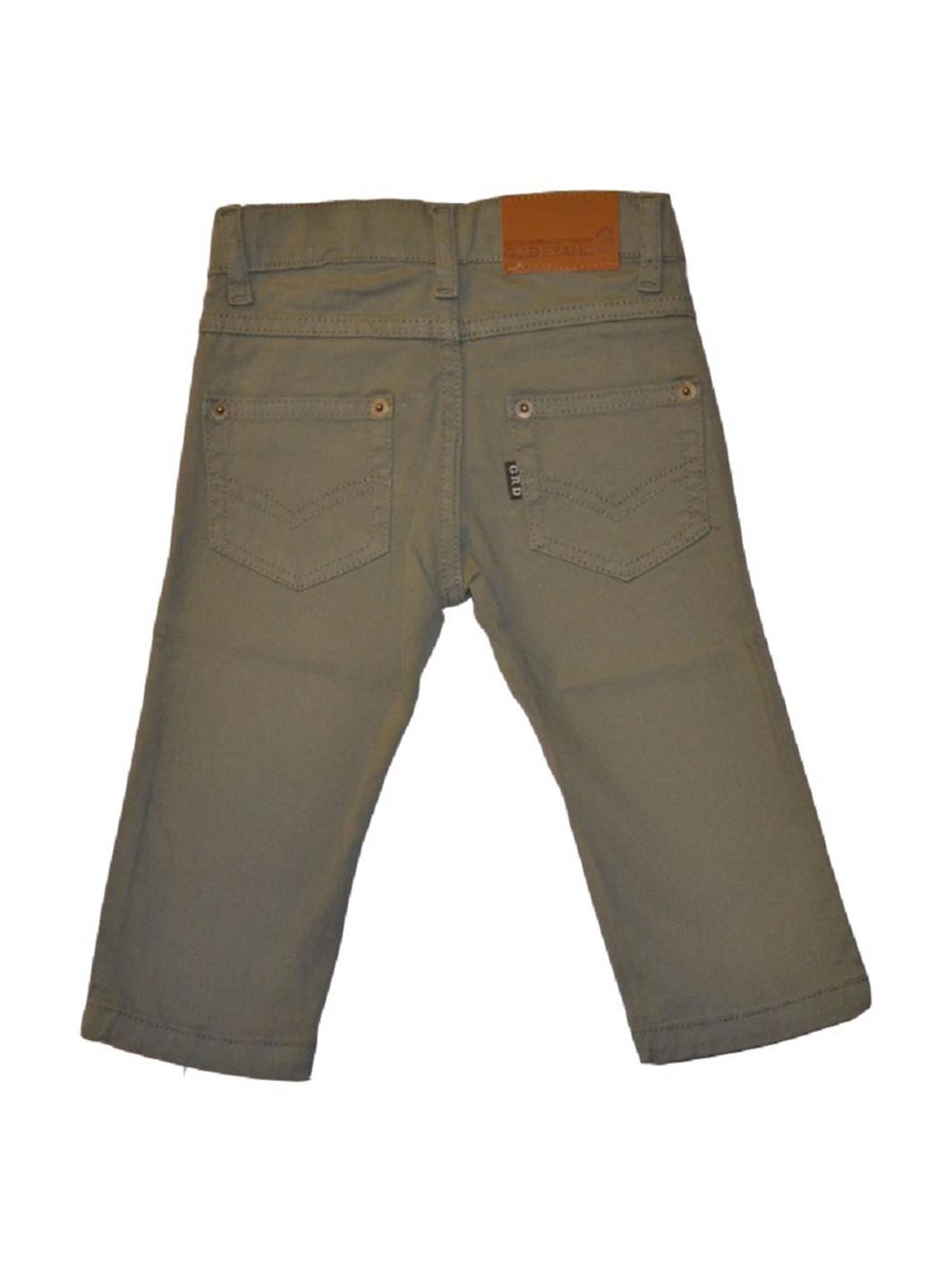 Серые кэжуал демисезонные брюки со средней талией Girandola