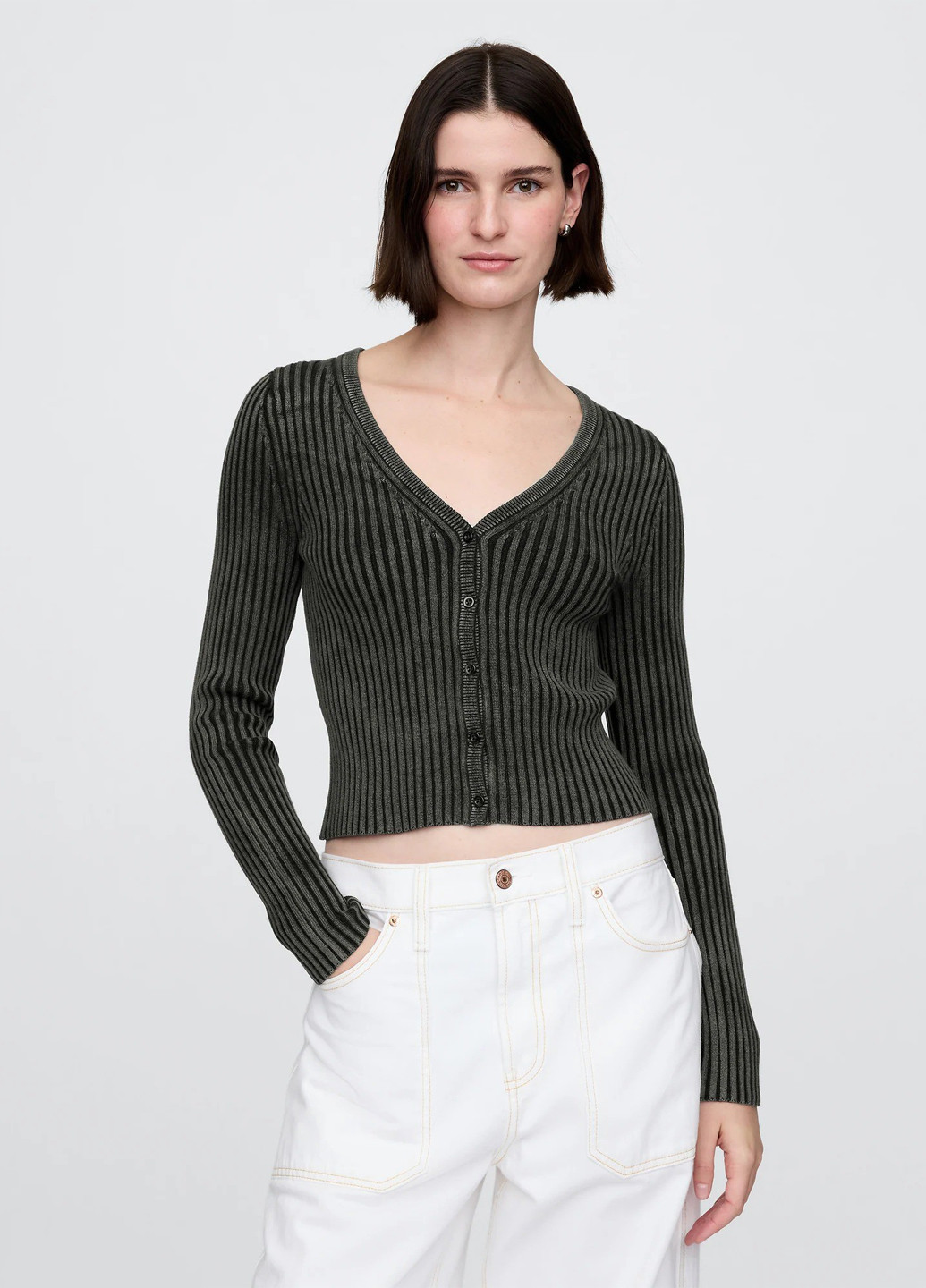 Черный демисезонный кардиган Gap