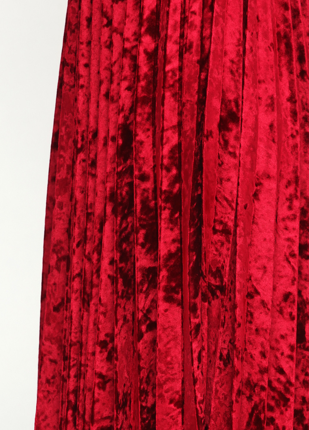 Бордовая кэжуал однотонная юбка Olivia