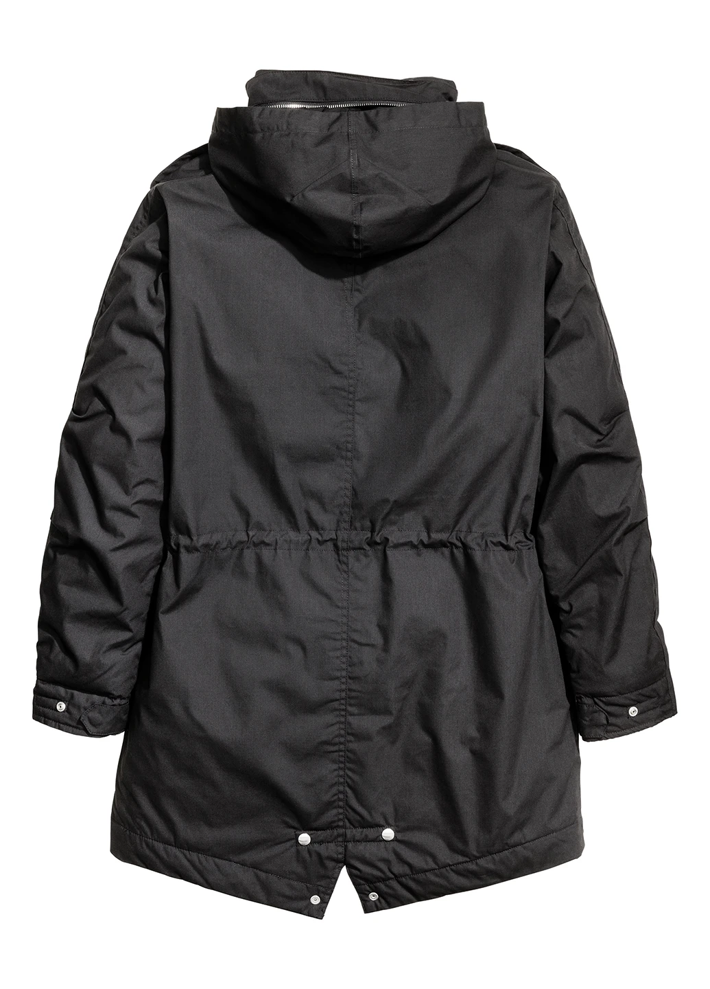 Черное демисезонное Пальто H&M